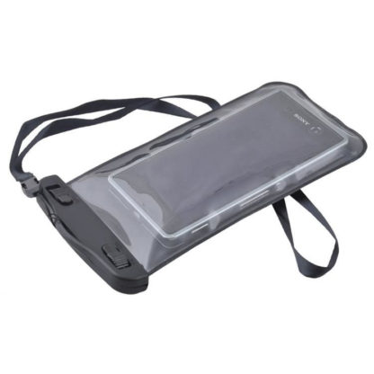 Hóálló, vízálló, víz alatti telefontok mobiltelefonhoz (univerzális), fekete 5,5" - Image 8