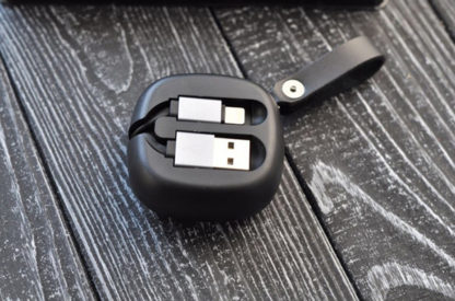 Hoco USB kábel Retractable U33 USB Type C fekete - Image 4