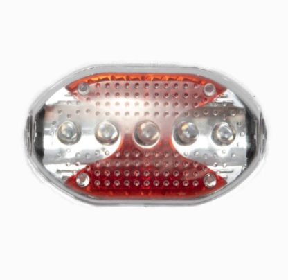 Kerékpár lámpa készlet (első-hátsó) vízálló 5 LED-es fekete SPARTAN XRH-0509 - Image 3