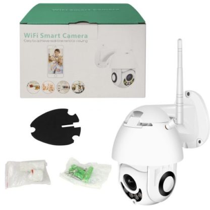 Kültéri mobiltelefonról forgatható IP smart térfigyelő kamera 360fok 2MP - Image 2