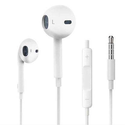 Fülhallgató 3,5mm jack fehér Mega Bass univerzális - Image 2