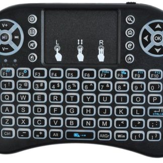 Mini QWERTY Bluetooth billentyűzet  2.4GHz 10 méter  3 féle háttér villágítással Tv-hez, mobiltelfonhoz, tablethez