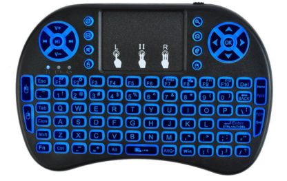 Mini QWERTY Bluetooth billentyűzet  2.4GHz 10 méter  3 féle háttér villágítással Tv-hez, mobiltelfonhoz, tablethez - Image 5