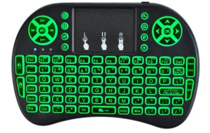 Mini QWERTY Bluetooth billentyűzet  2.4GHz 10 méter  3 féle háttér villágítással Tv-hez, mobiltelfonhoz, tablethez - Image 3
