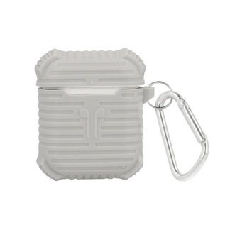 Szilikon tok AirPods fejhallgatóhoz szürke