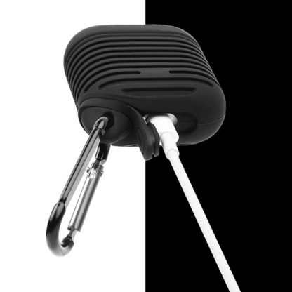 Szilikon tok AirPods fejhallgatóhoz világoskék - Image 3