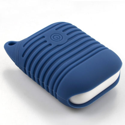 Szilikon tok AirPods fejhallgatóhoz világoskék - Image 5