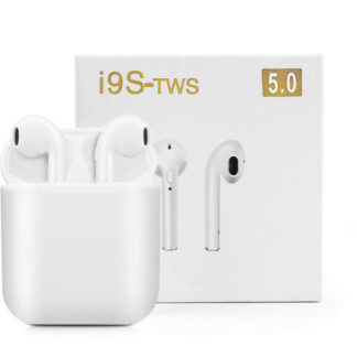 TWS Bluetooth sztereó headset v5.0 + töltőtok - TWS i9S True Wireless Earphones - fehér