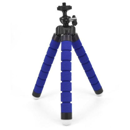 Tripod 3 hajlítható lábú állvány 18cm kék színben - Image 2
