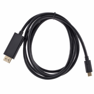 USB Type C és HDMI kábel 4K*2K 1,8 méteres fekete